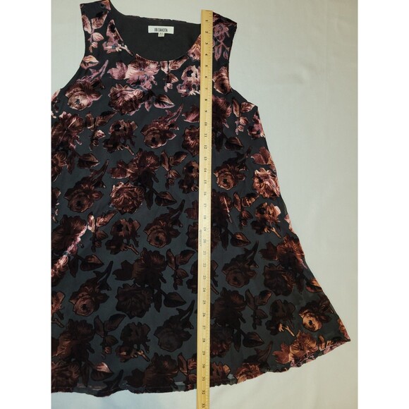 BB Dakota Britannia Velvet Burnout Mini Dress Size XS Sleeveless Fairy Grunge - Picture 8 of 11